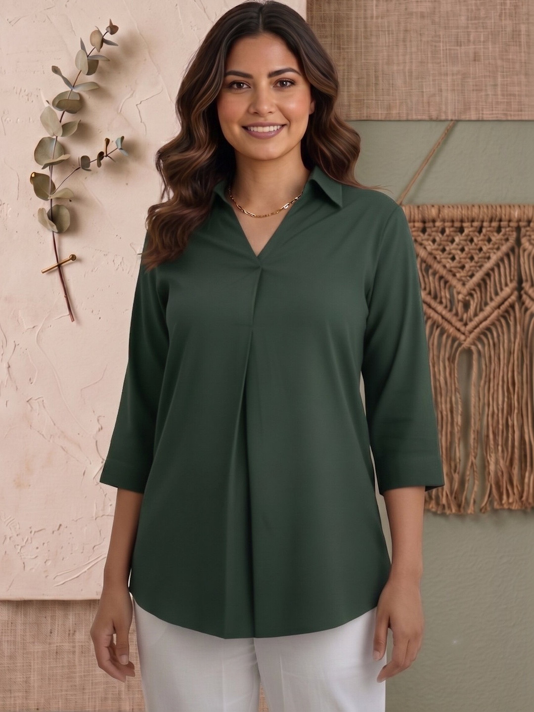 Moirai Chiffon Top