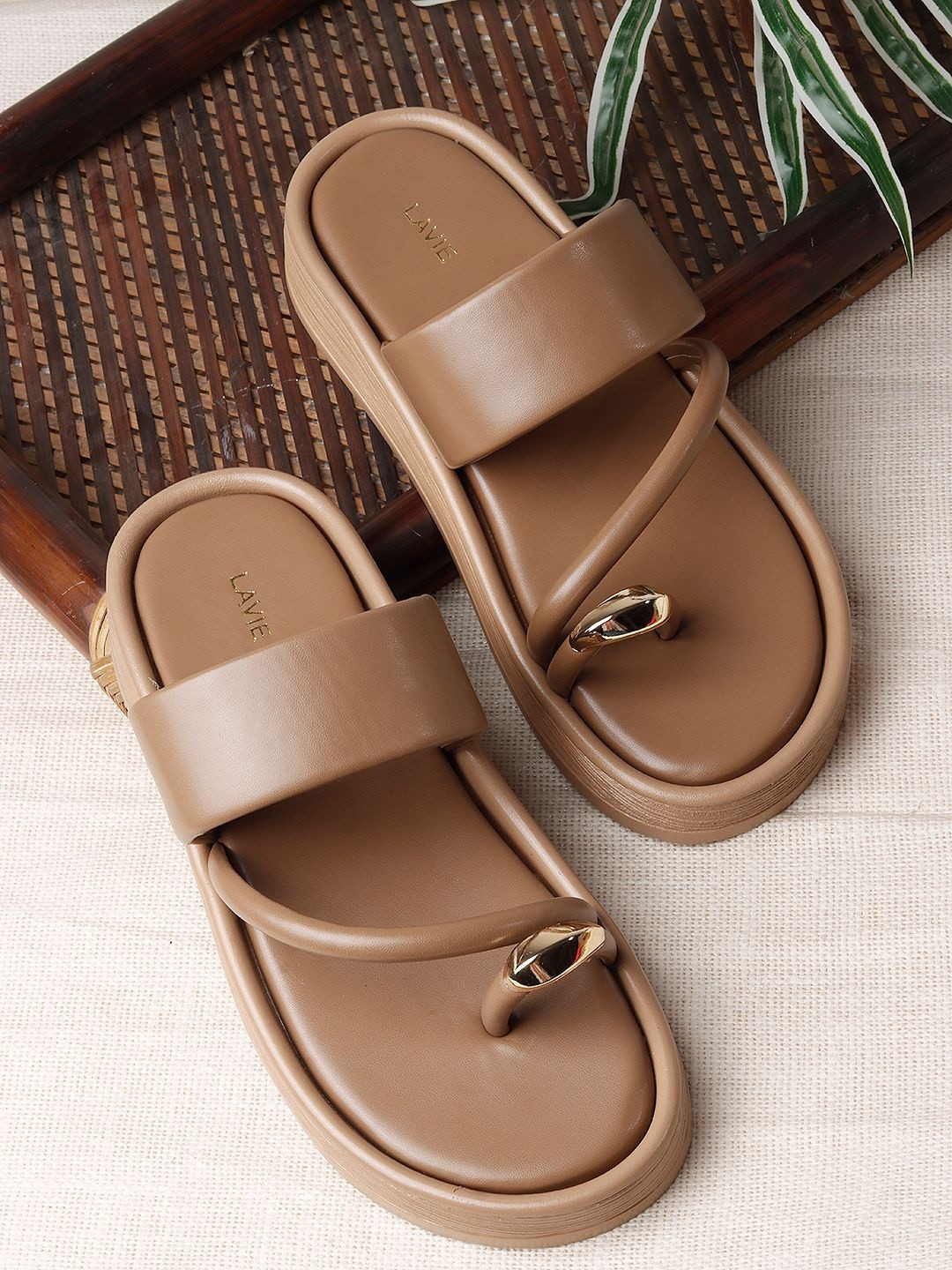 Lavie Flatform Sandals with Buckles