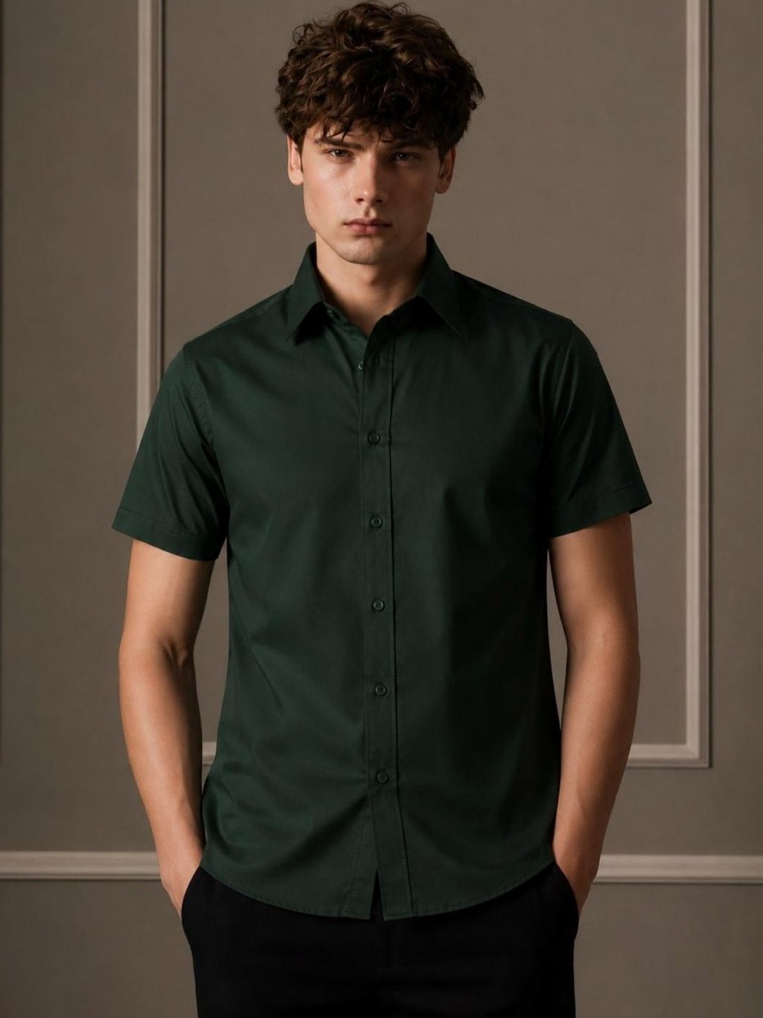 AACHARI Men Comfort Casual Shirt