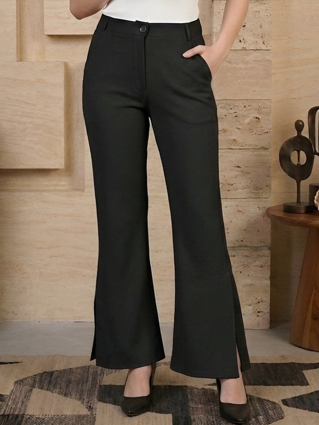 FITHUB Women High-Rise Trousers