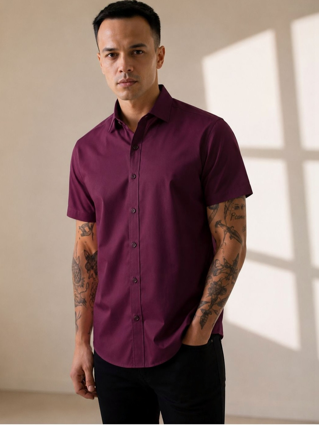 AACHARI Men Comfort Casual Shirt