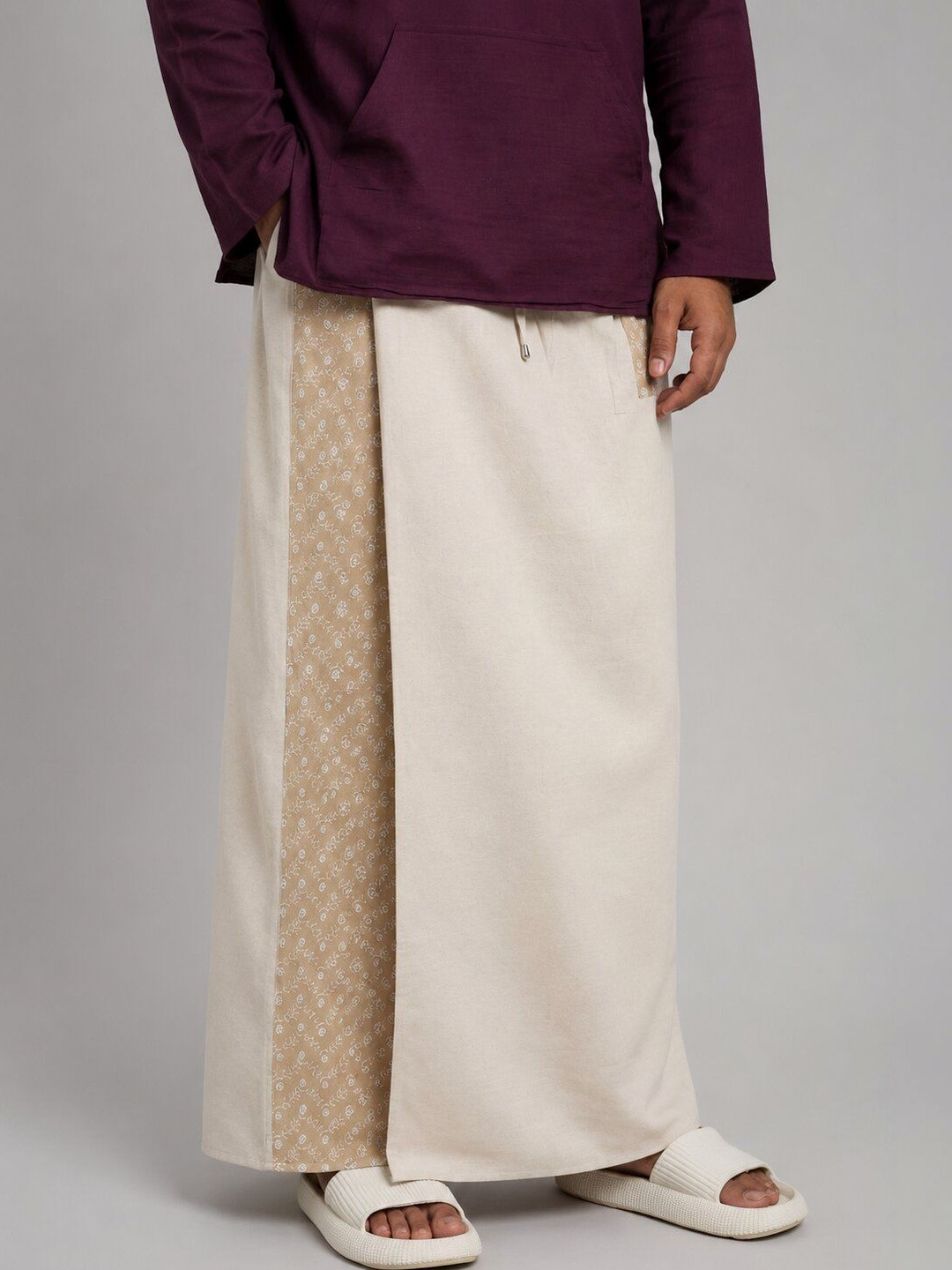 NIRMAL ONLINE Men Cotton Blend Dhoti Pants Dhotis