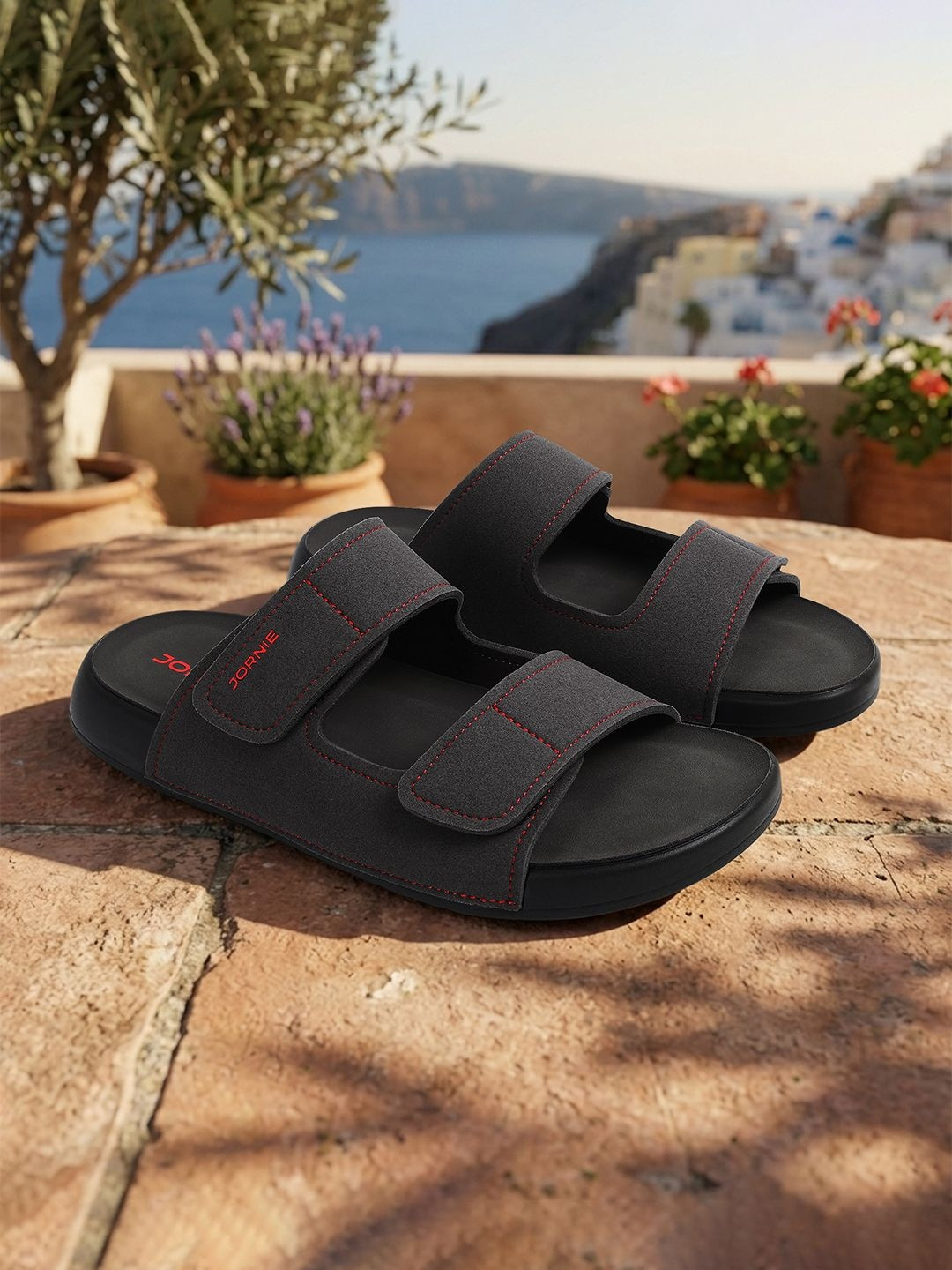 JORNIE Men Suede Comfort Sandals