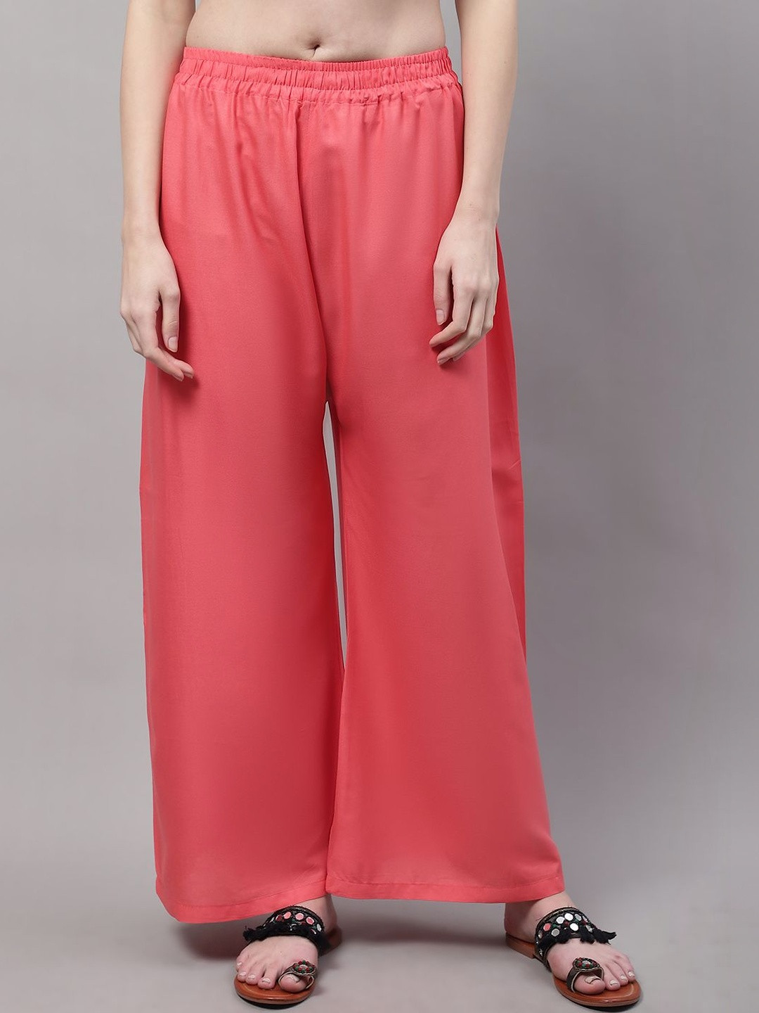 Valles365 by S.C. Women Pack Of 2 Flared Palazzos