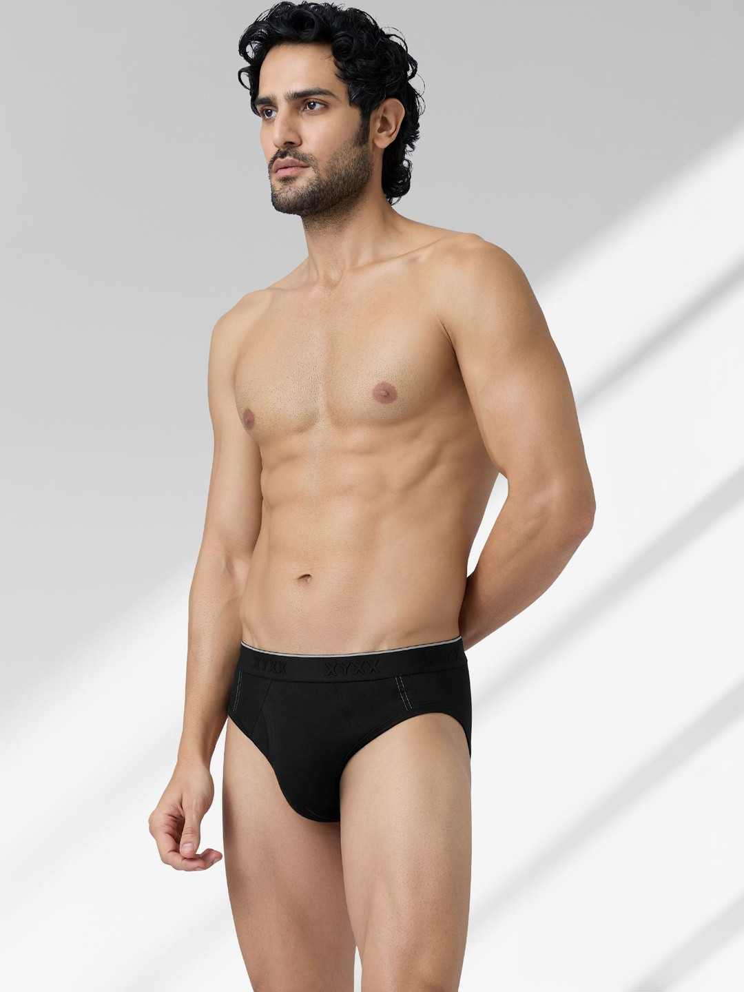 XYXX Men Pack of 1 Cotton Basic Briefs XYBRF170