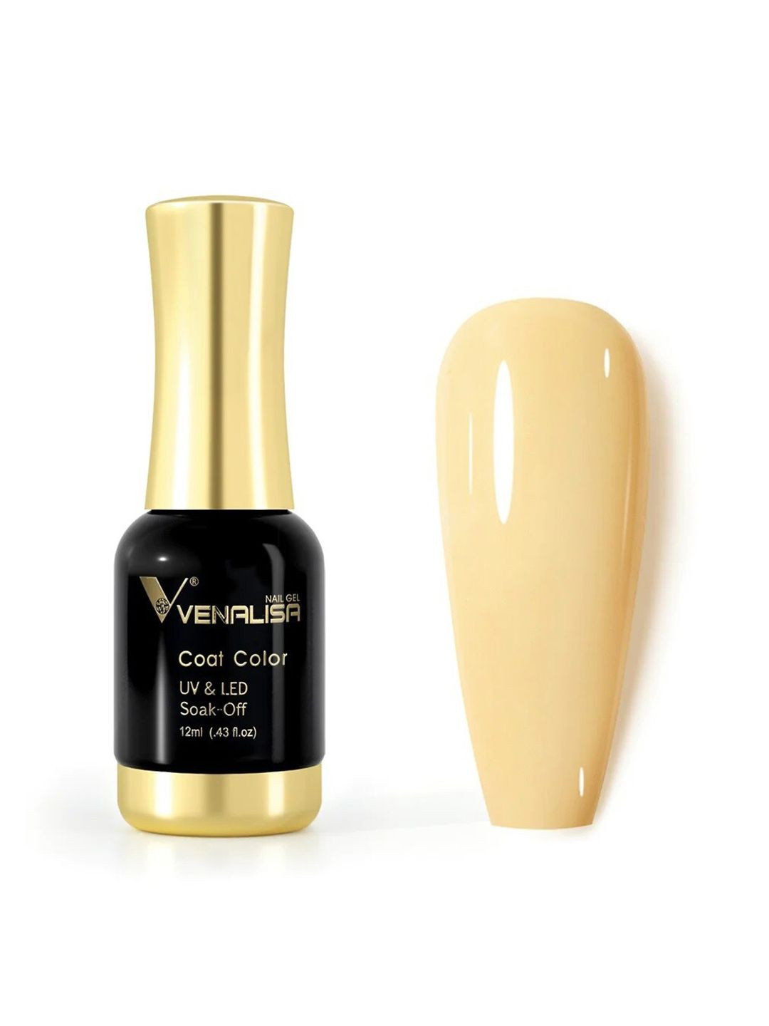 VENALISA Coat Color UV & LED Soak Off Gel Polish - 12ml - Cornsilk 1047