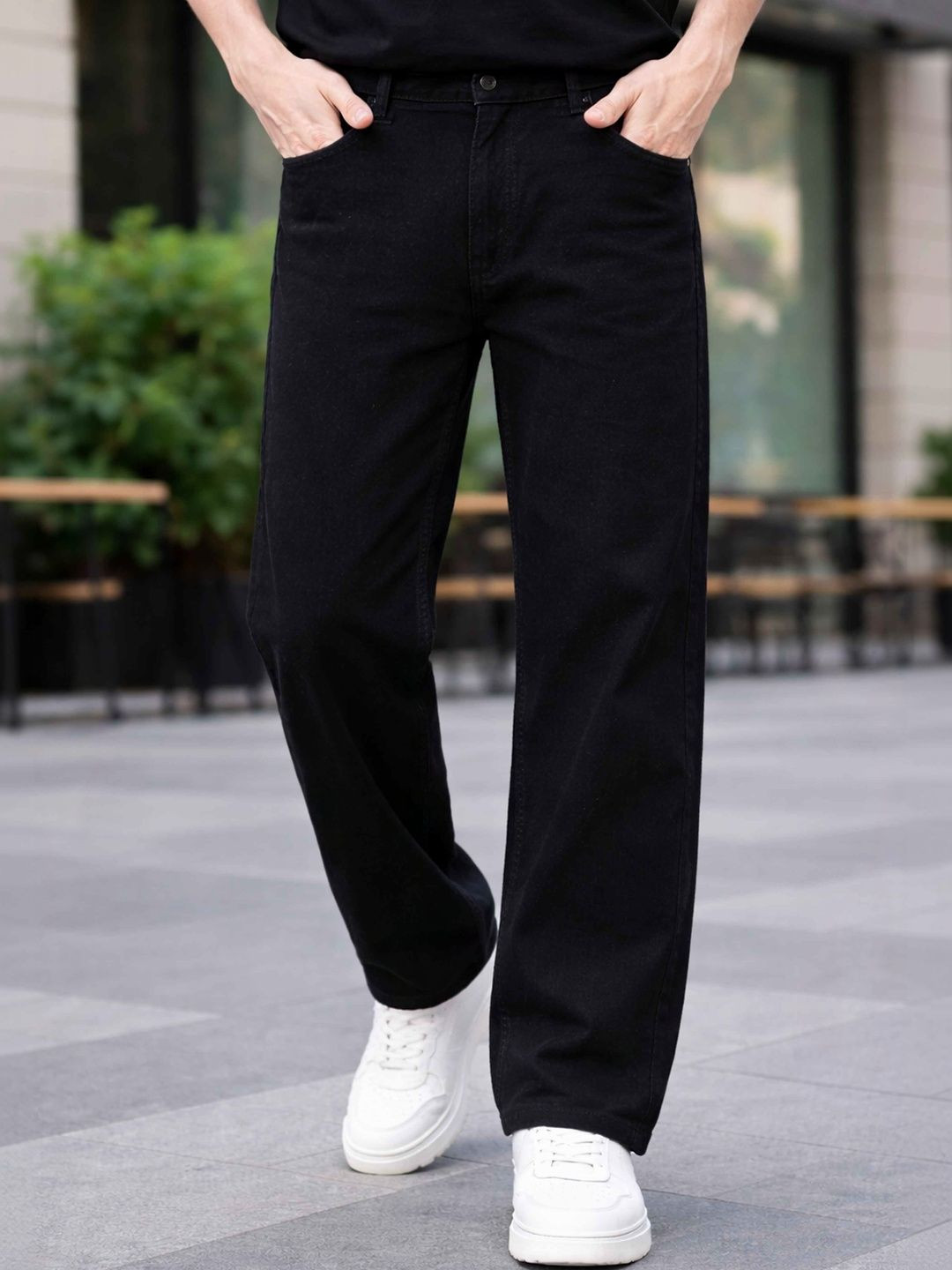 W.T.F - Witnessing True Fashion Men Comfort Relaxed Fit Mid-Rise Jeans