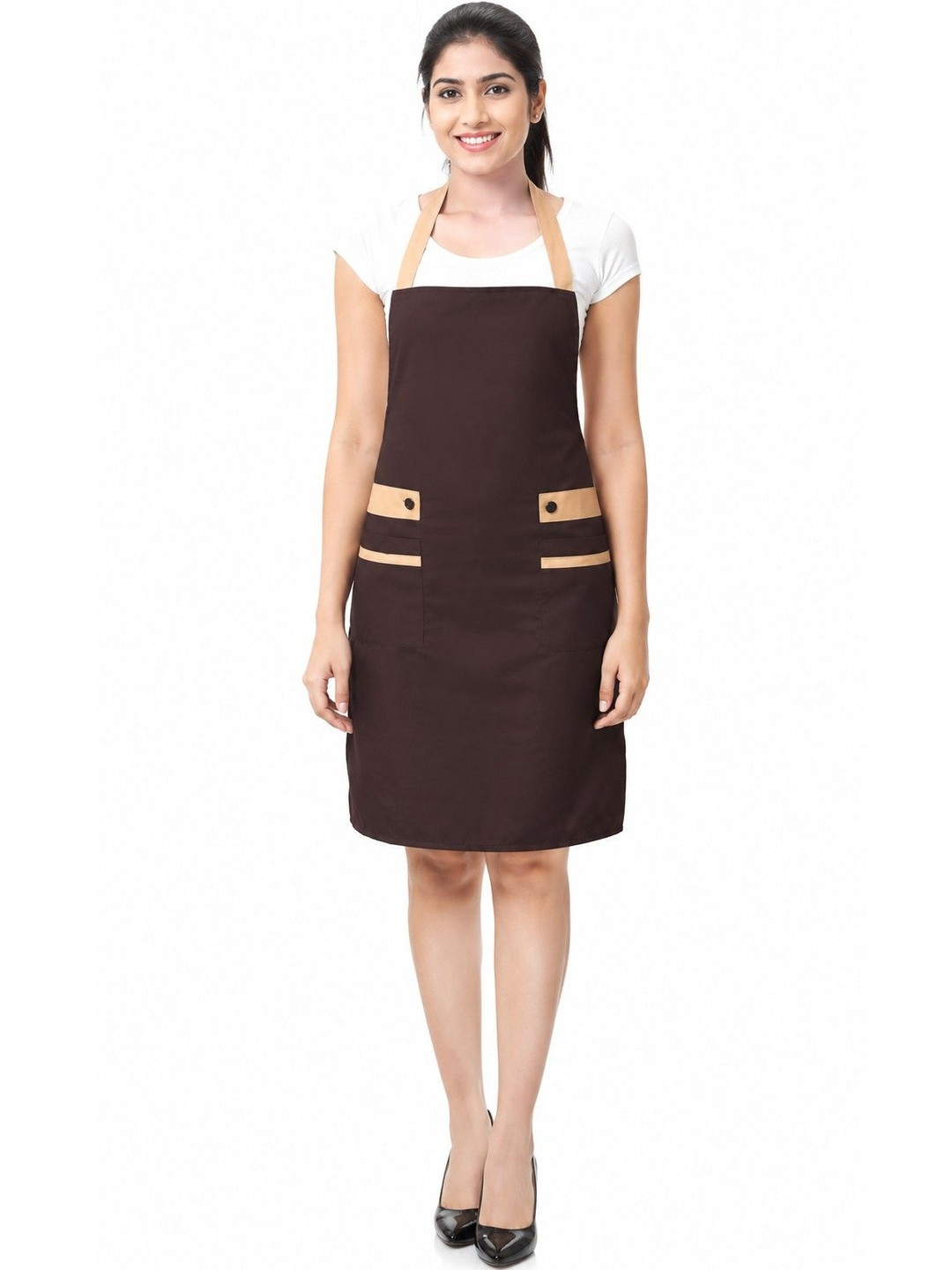 SWITCHON Brown & Beige Water Resistance Apron