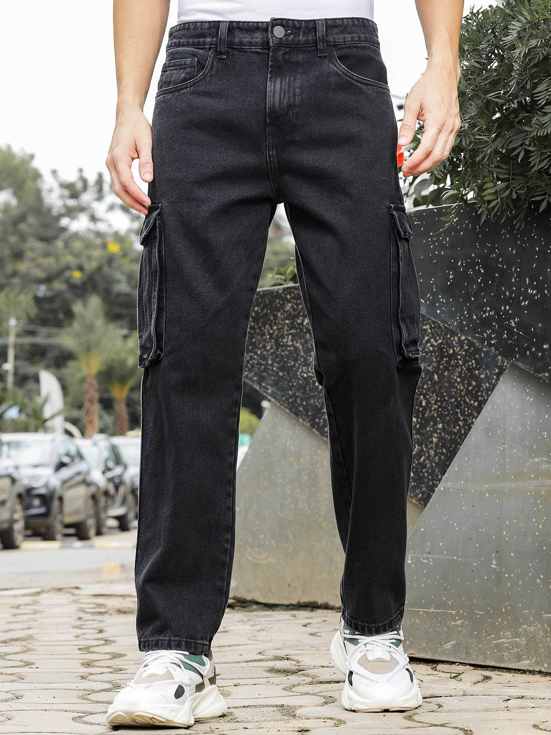 Mast & Harbour Men Comfort Relaxed Fit Mid-Rise Jeans