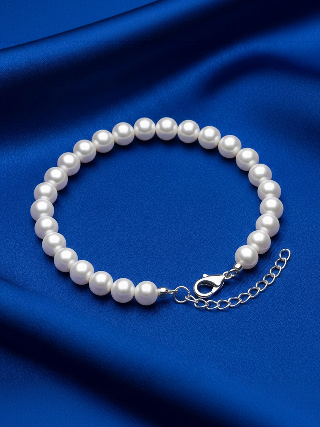 INARI SHINES 925 Silver Majestic Fresh Water Pearl Bracelet