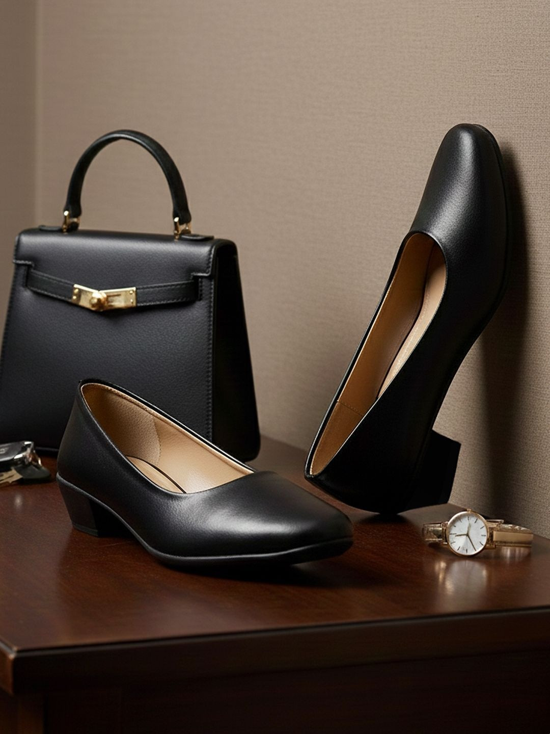 Khadims Pointed Toe Ballerinas