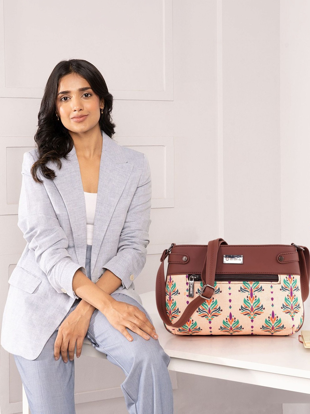 Sibia Tirumala Kalamkari Galaxy Sling Bag
