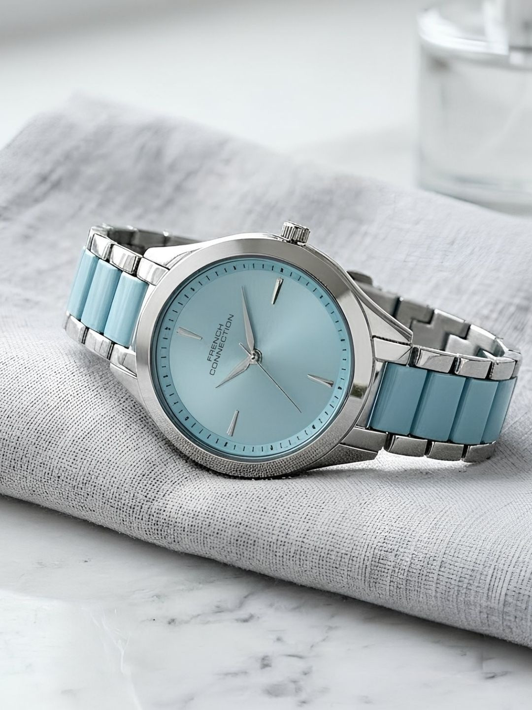 French Connection Women Dial & Stainless Steel Straps Analogue Watch FCB9USM