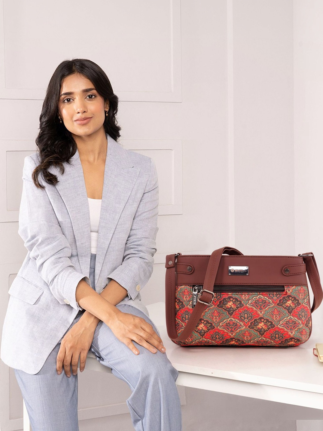 Sibia Sanganeri Art Galaxy Sling Bag