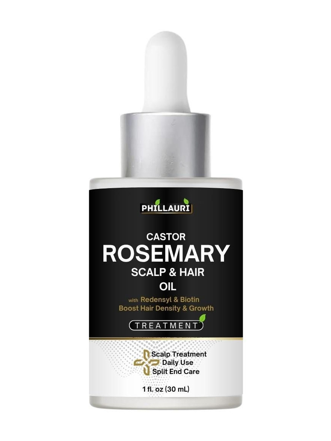 Phillauri Castor Rosemary Scalp & Hair Oil For Boost Hair Growth-30ml