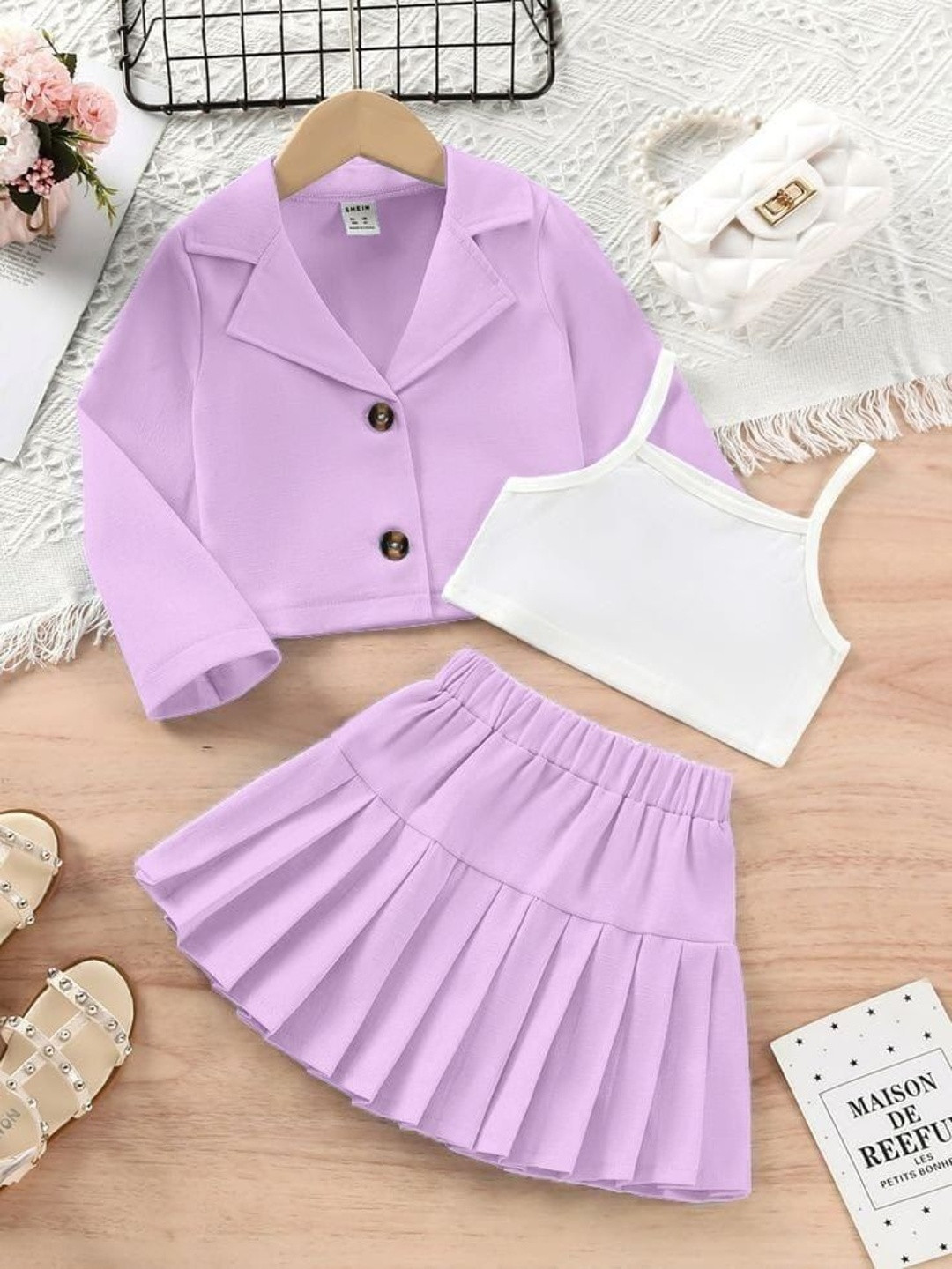 LAXNEEP Girls Top with Skirt