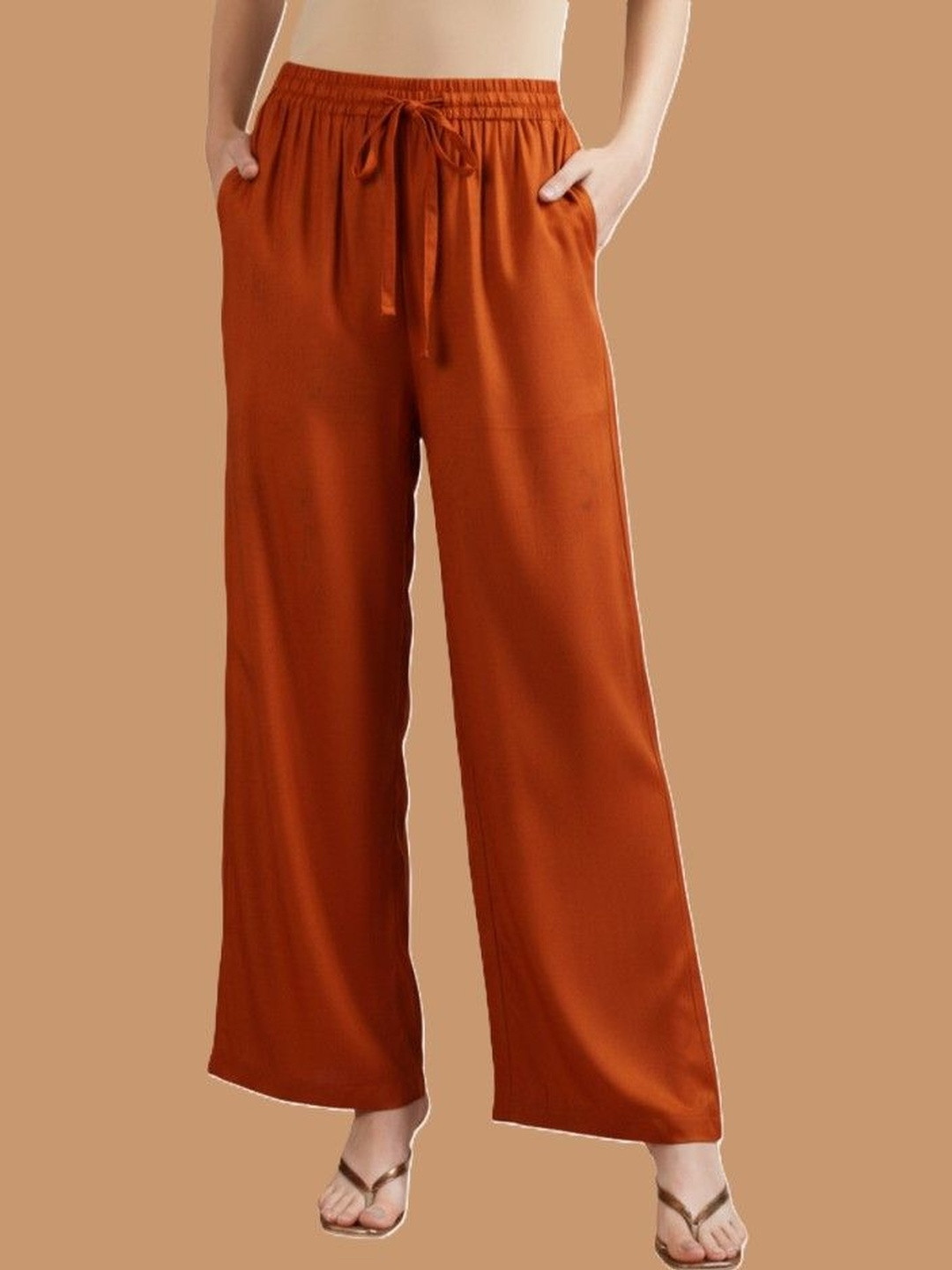 Oxinexx Women Knitted Ethnic Palazzos