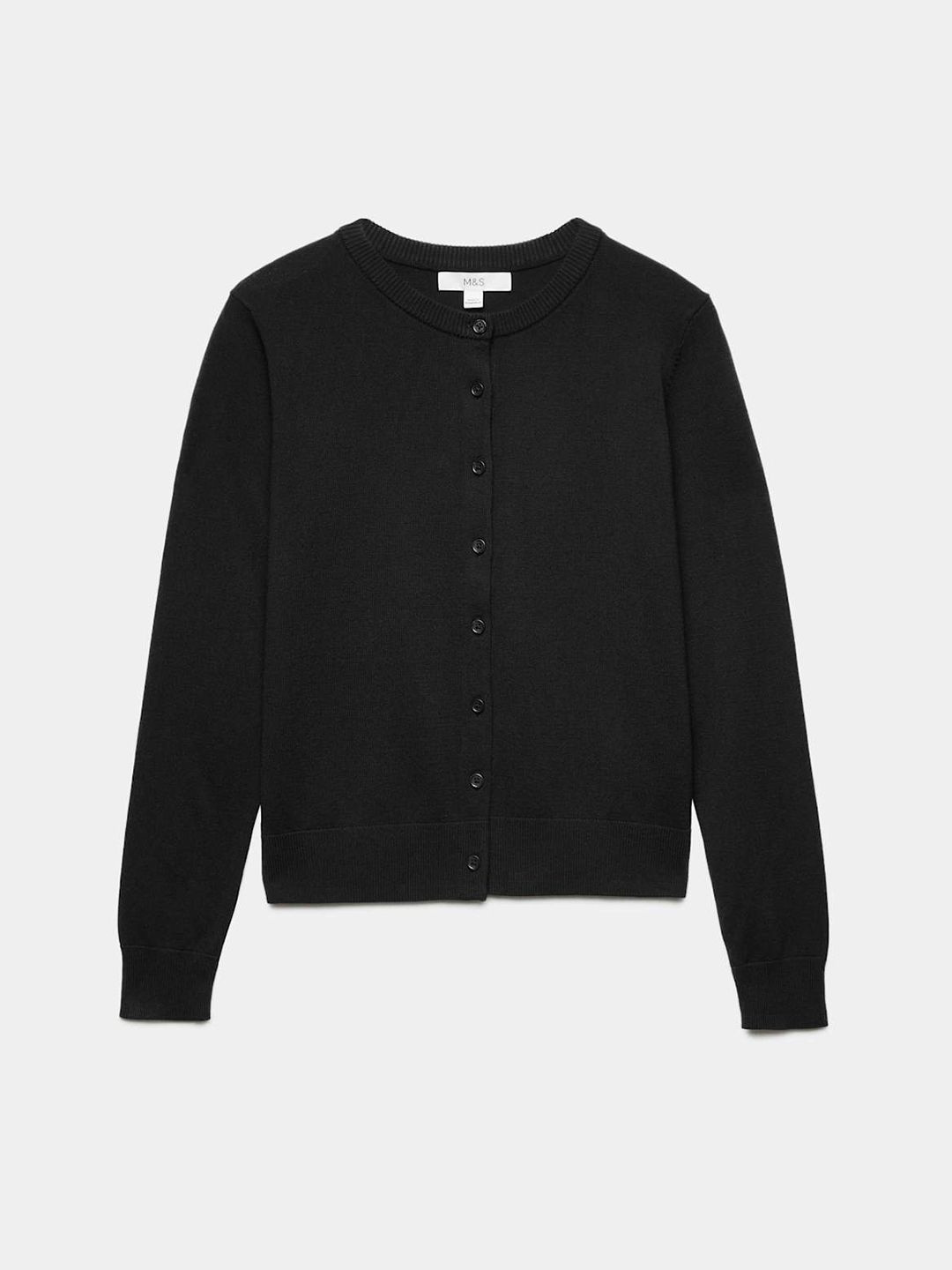 Marks & Spencer Stretch Viscose Crew Cardigan
