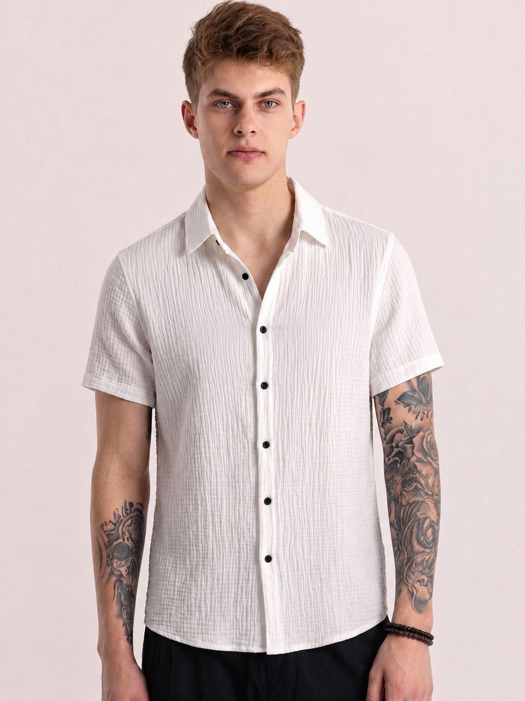 TIGER SNAKE Men Casual Shirt