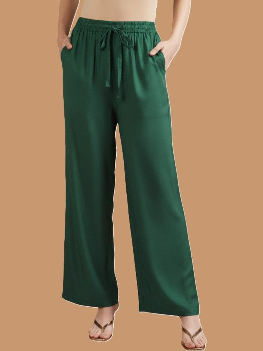 Oxinexx Women Knitted Ethnic Palazzos