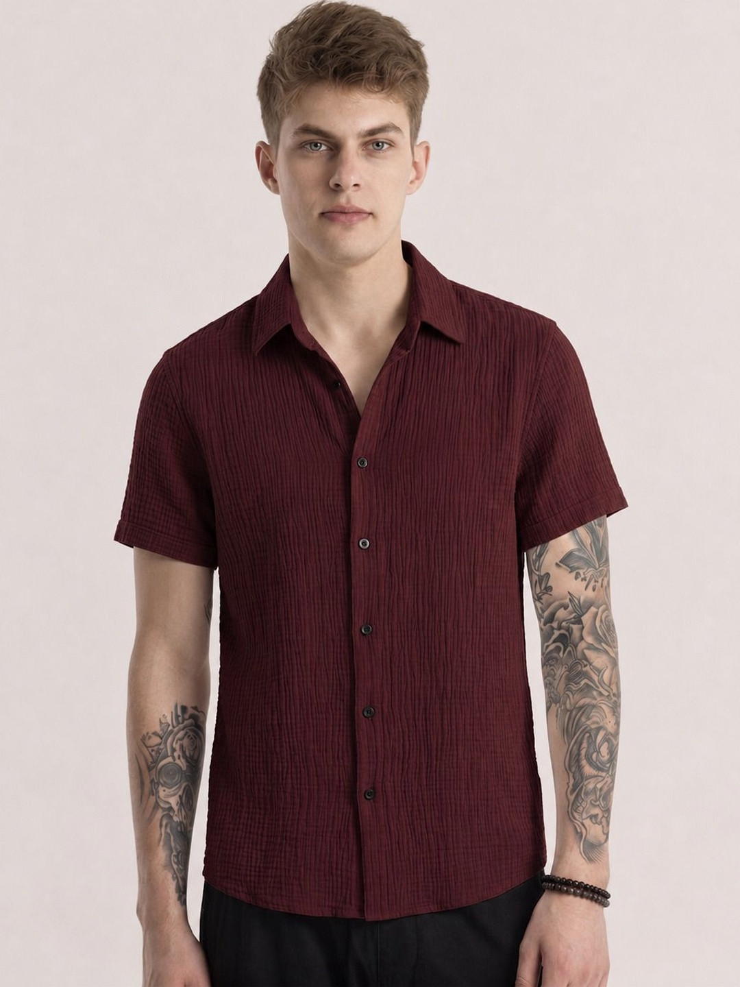 TIGER SNAKE Men Casual Shirt