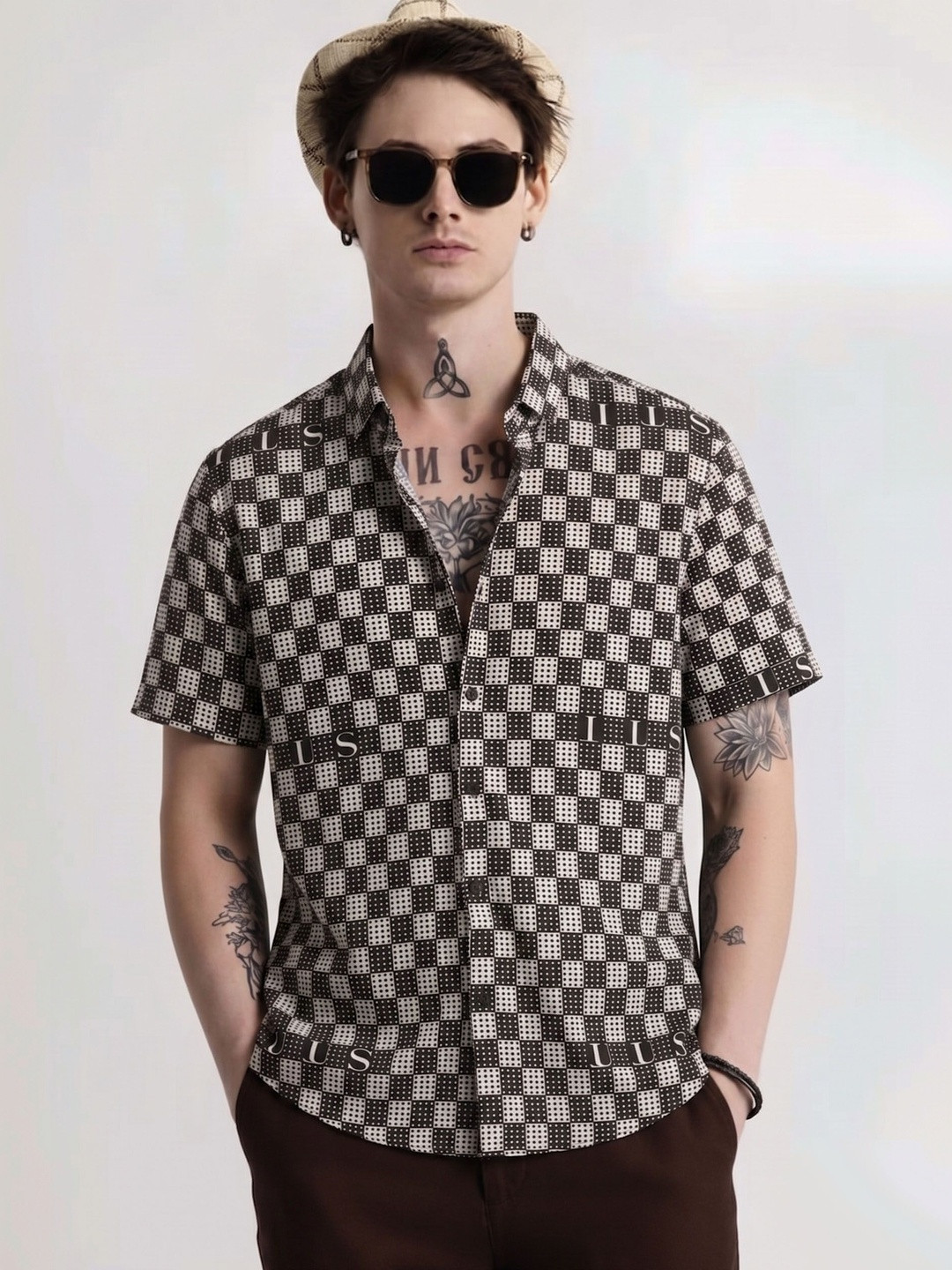 TIGER SNAKE Men Printed Casual Shirt