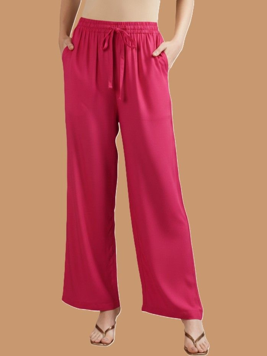 Oxinexx Women Knitted Ethnic Palazzos