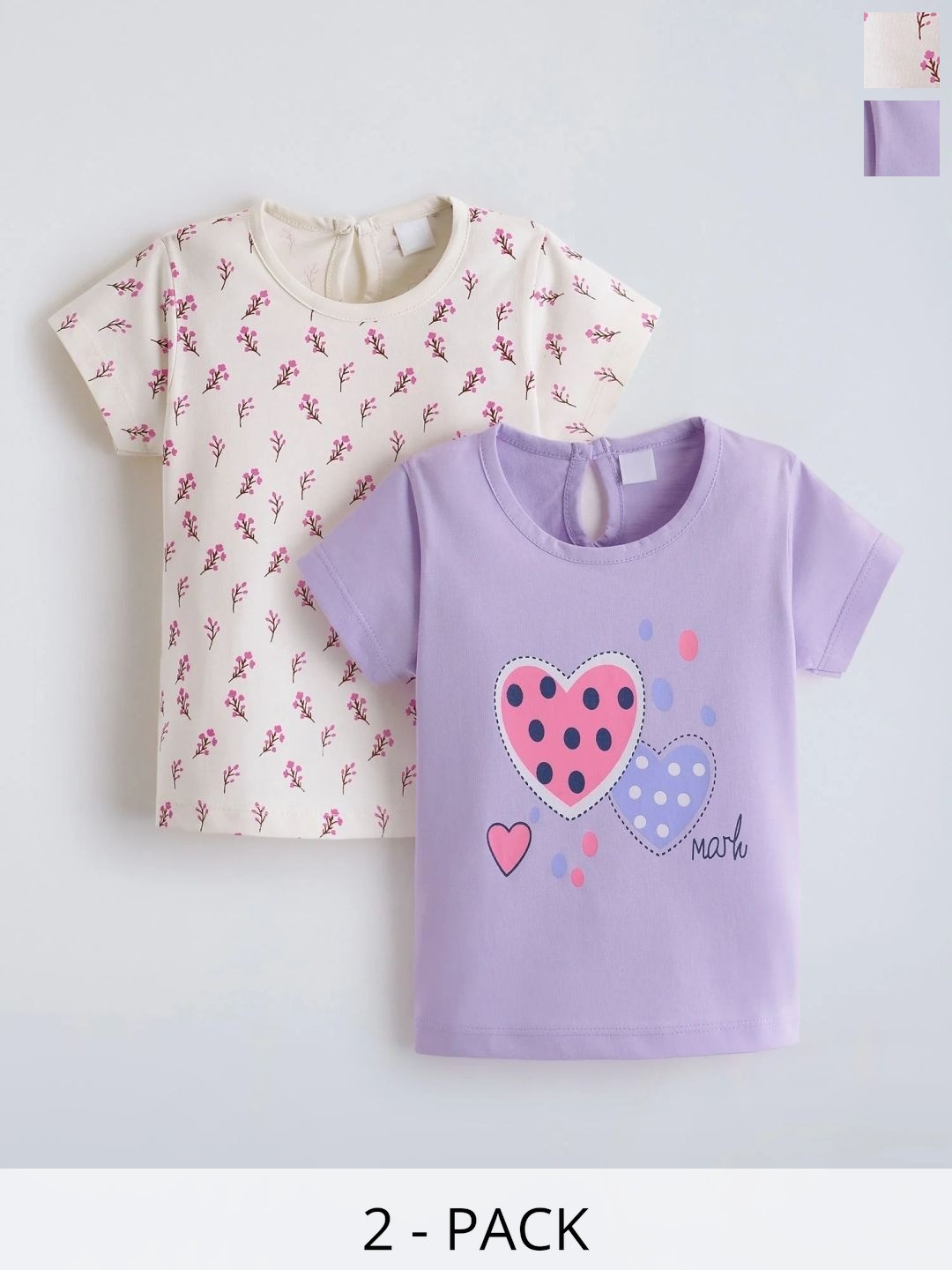 Hopscotch Girls Floral 2 Printed T-shirt