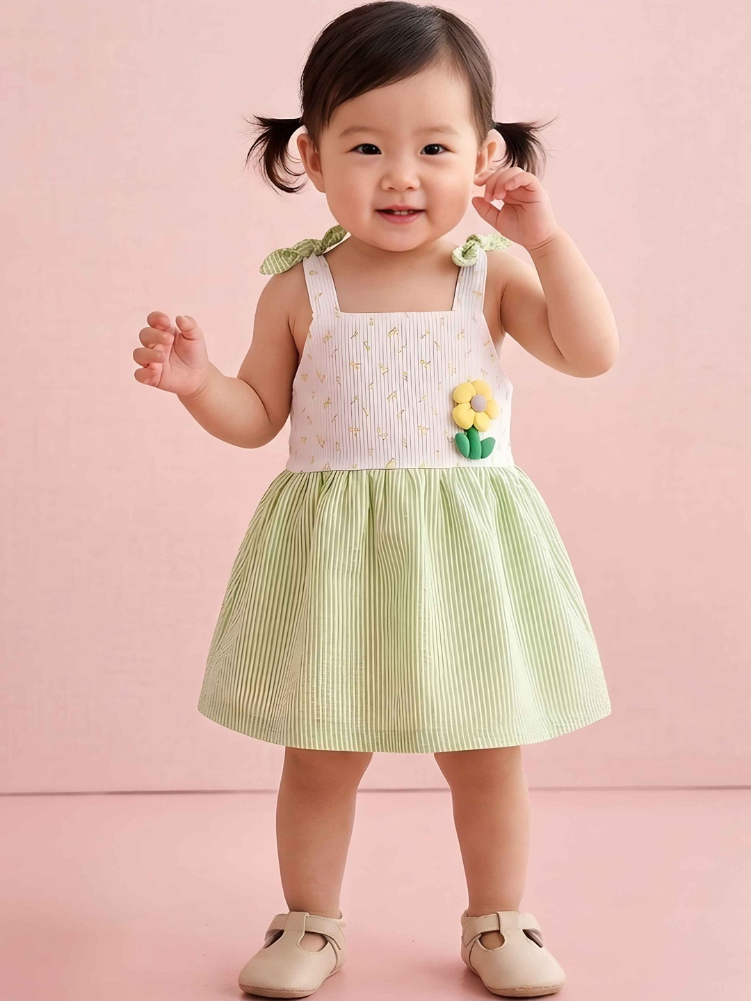 Jelly Joy Striped A-Line Dress
