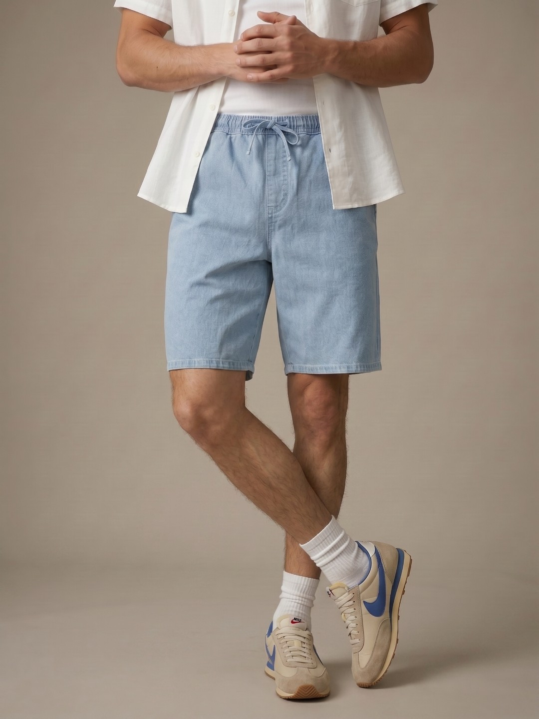 glitchez Men Denim Shorts