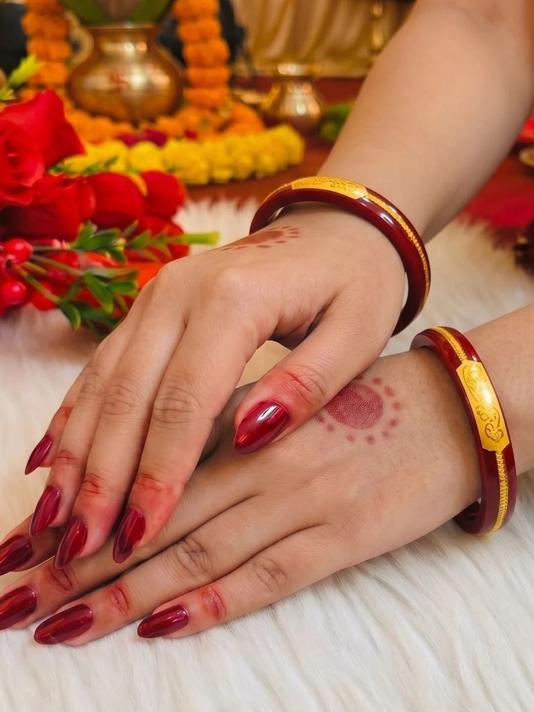 Monamaar Gold-Plated Bangle