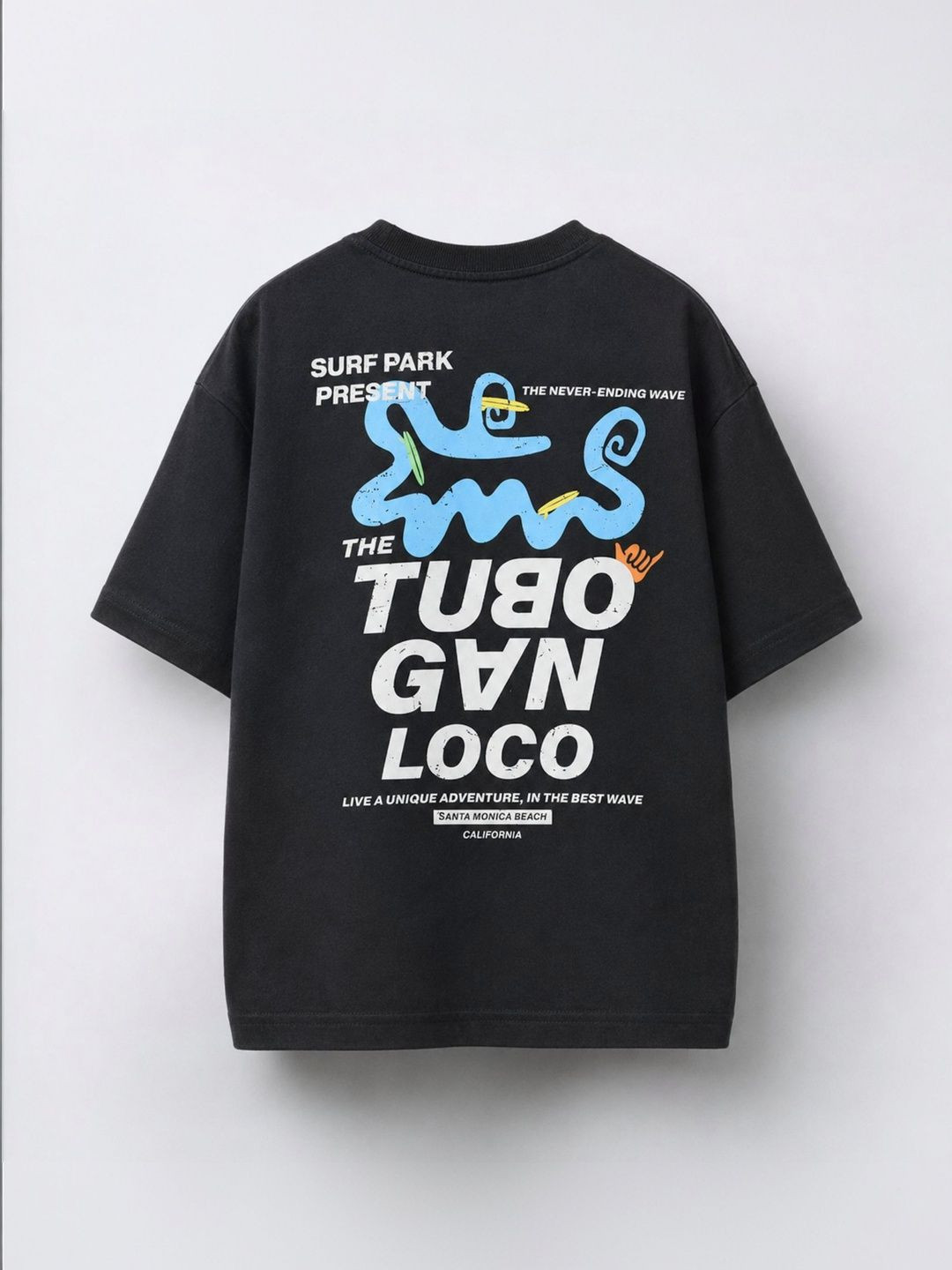 Alan Jones Boys Printed Drop-Shoulder Sleeves T-shirt
