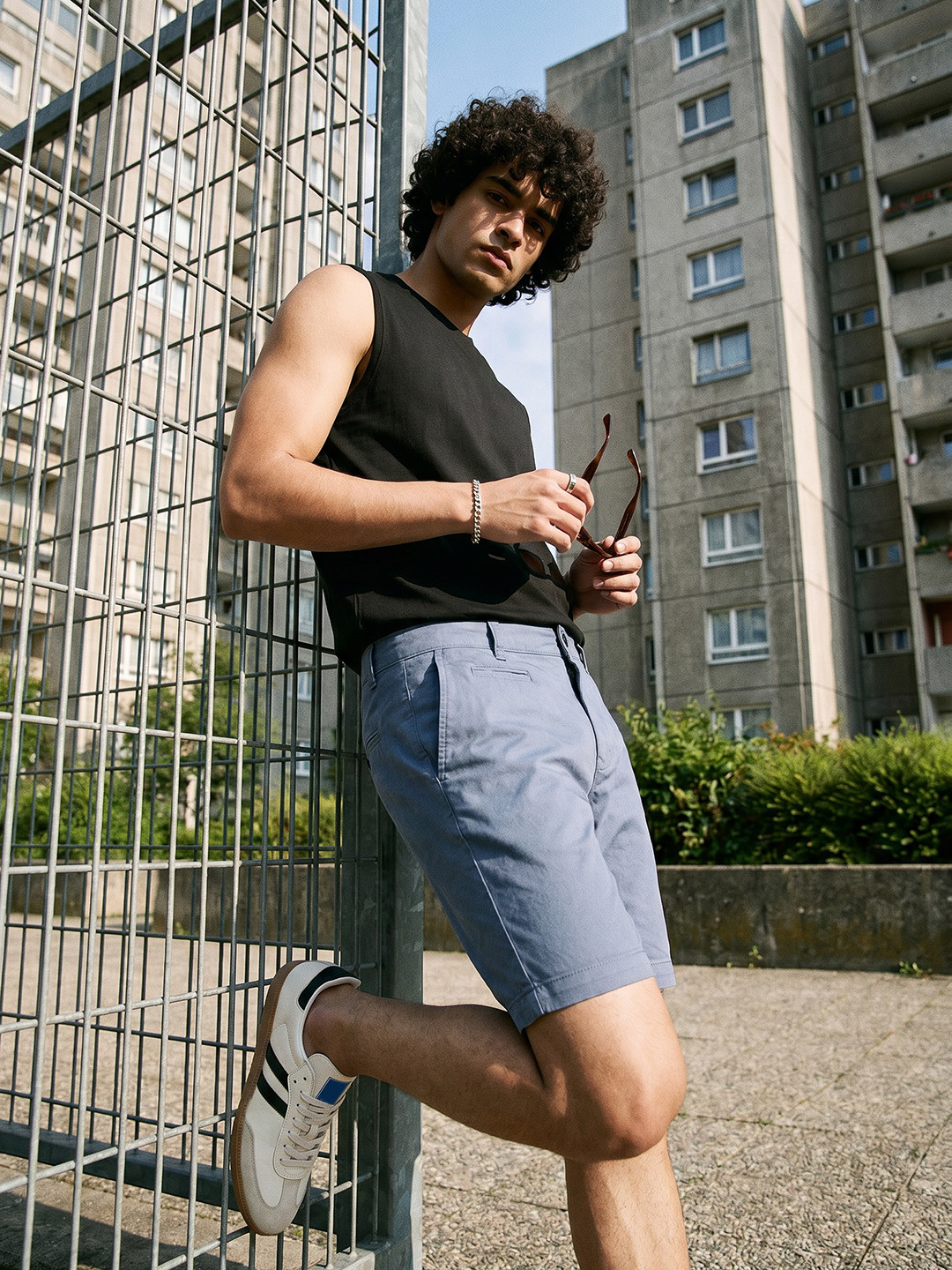 The Roadster Life Co. Men Pure Cotton Chinos Shorts