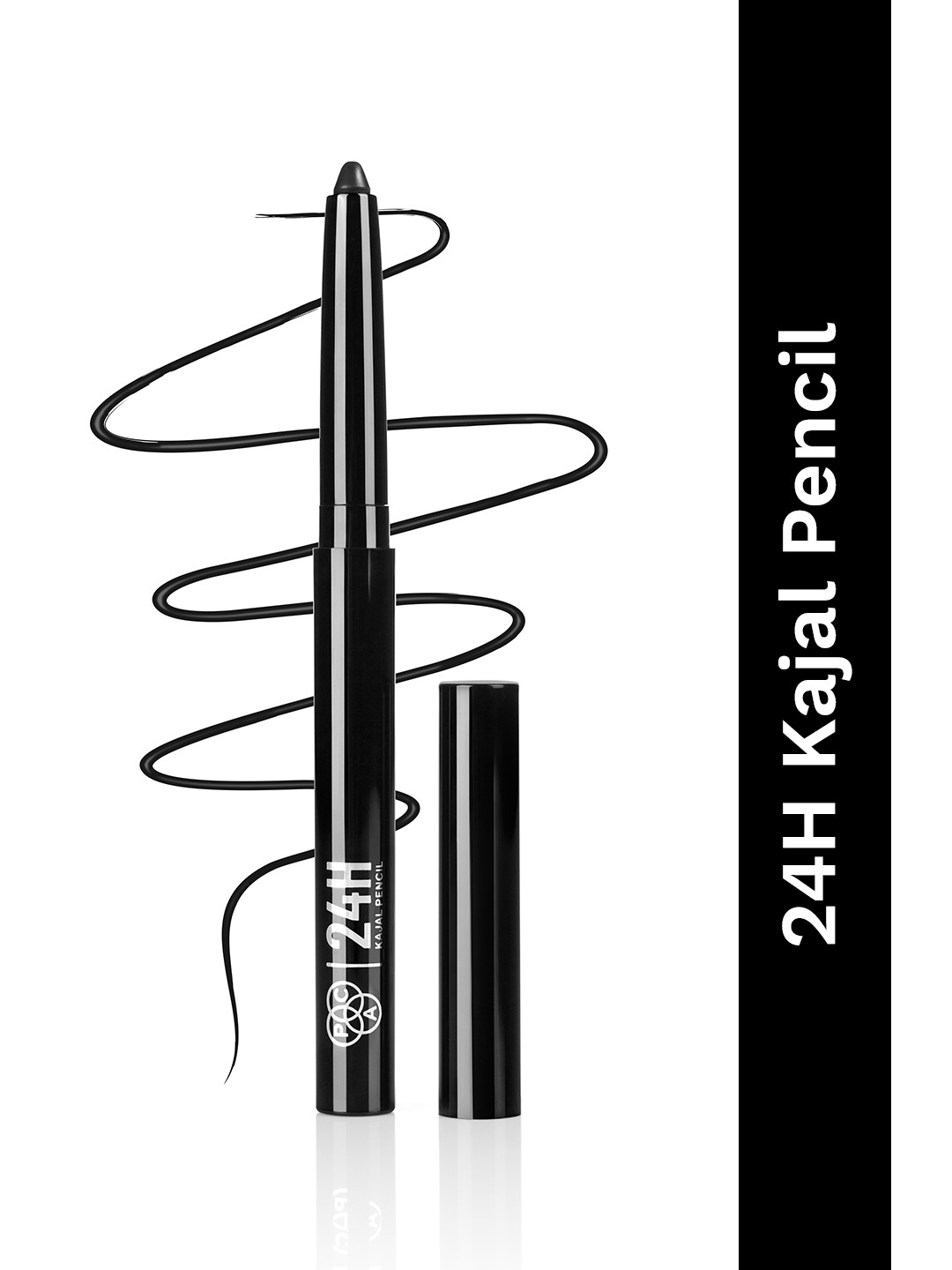 PAC Spotlight Long Wear Kajal with Matte Pigment Waterproof Smudgeproof - Black - 0.35 g