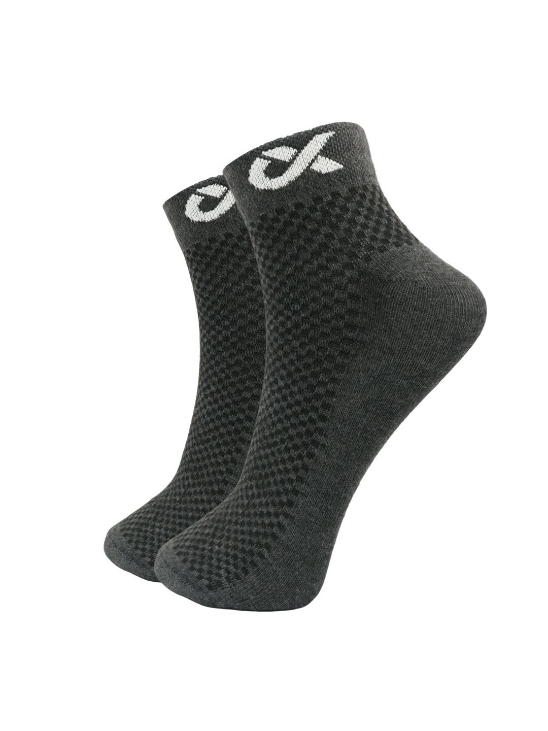 Xjarvis Women Pack of 2 Cotton Patterned Ankle Length Socks