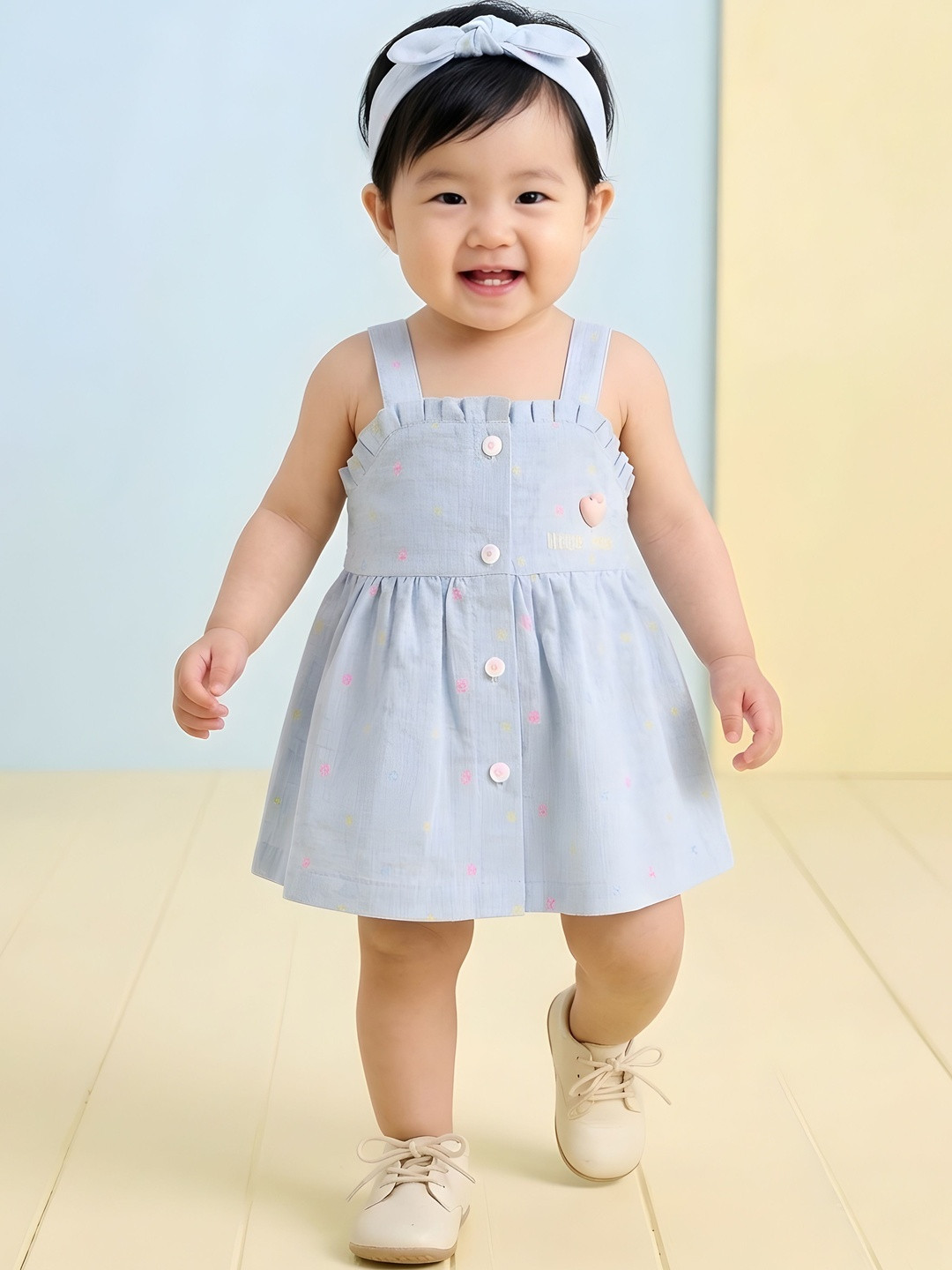 Jelly Joy Print A-Line Dress