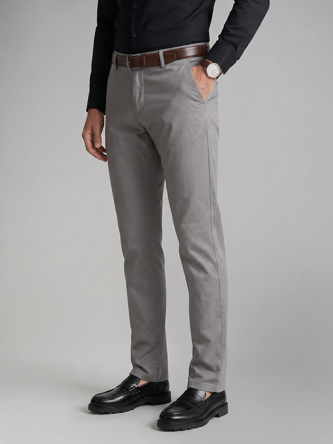 Allen Solly Men Slim Fit Formal Trousers