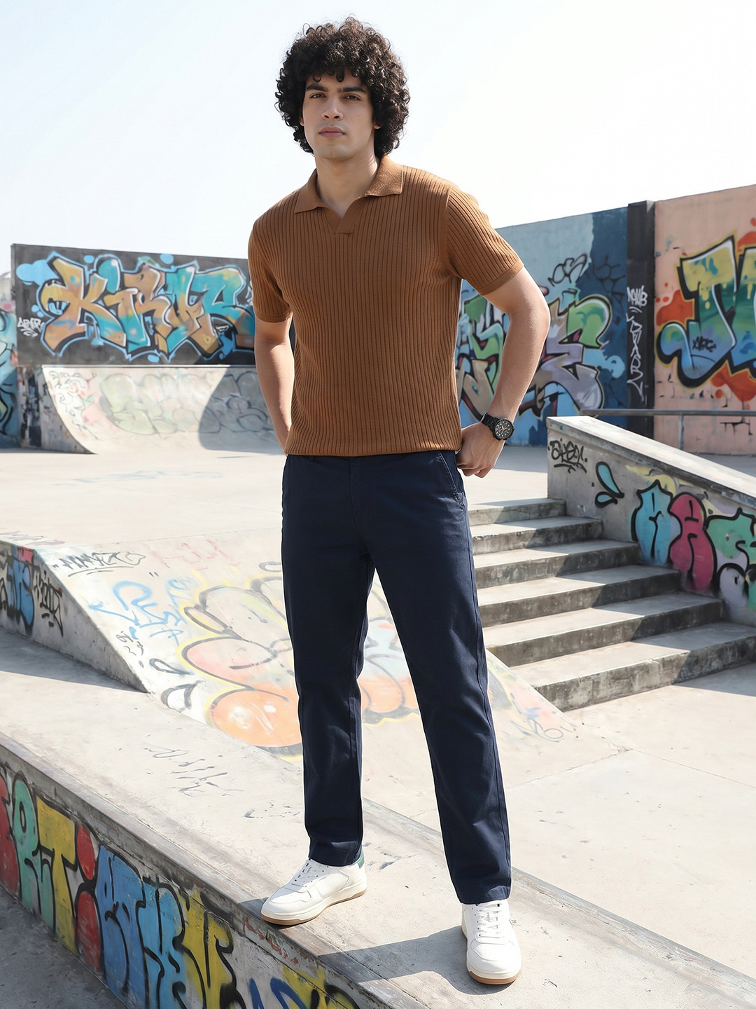 The Roadster Life Co. Men Relaxed Fit Casual Trouser