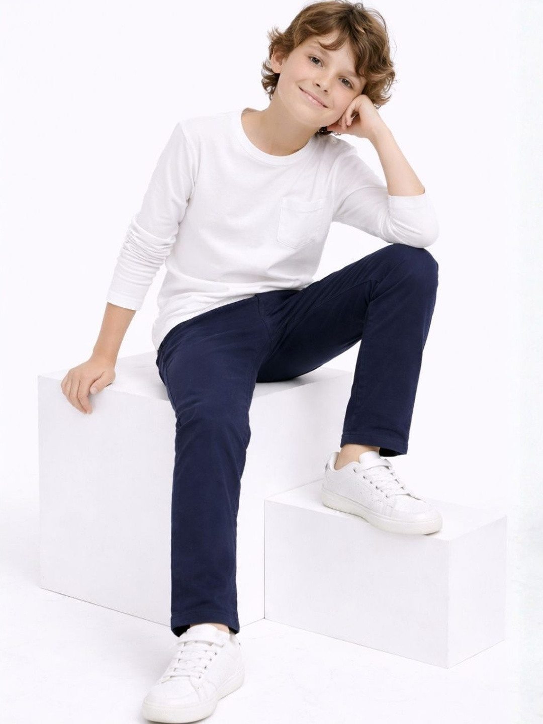 ZAB- ZEN ALPHA BETA Boys Regular Fit High-Rise Jeans