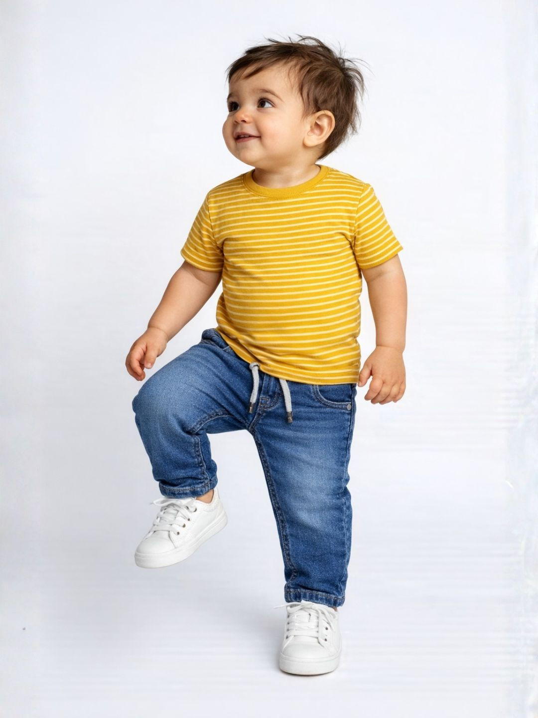 ZAB- ZEN ALPHA BETA Boys Regular Fit Mid-Rise Light Fade Jeans