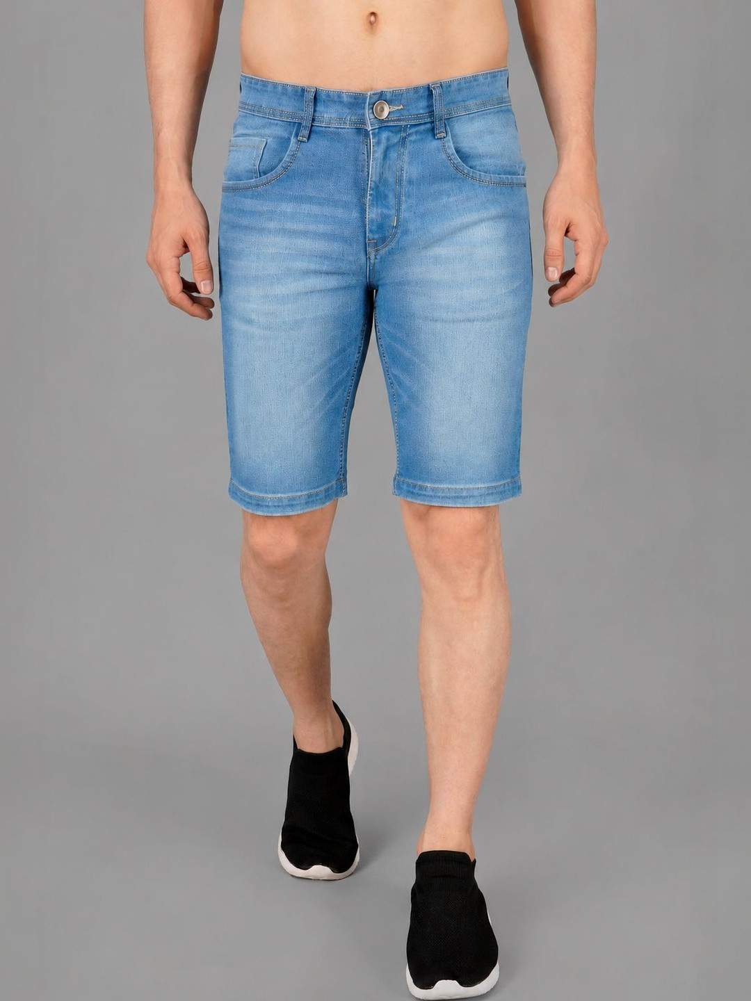 NIVASU Men Denim Shorts