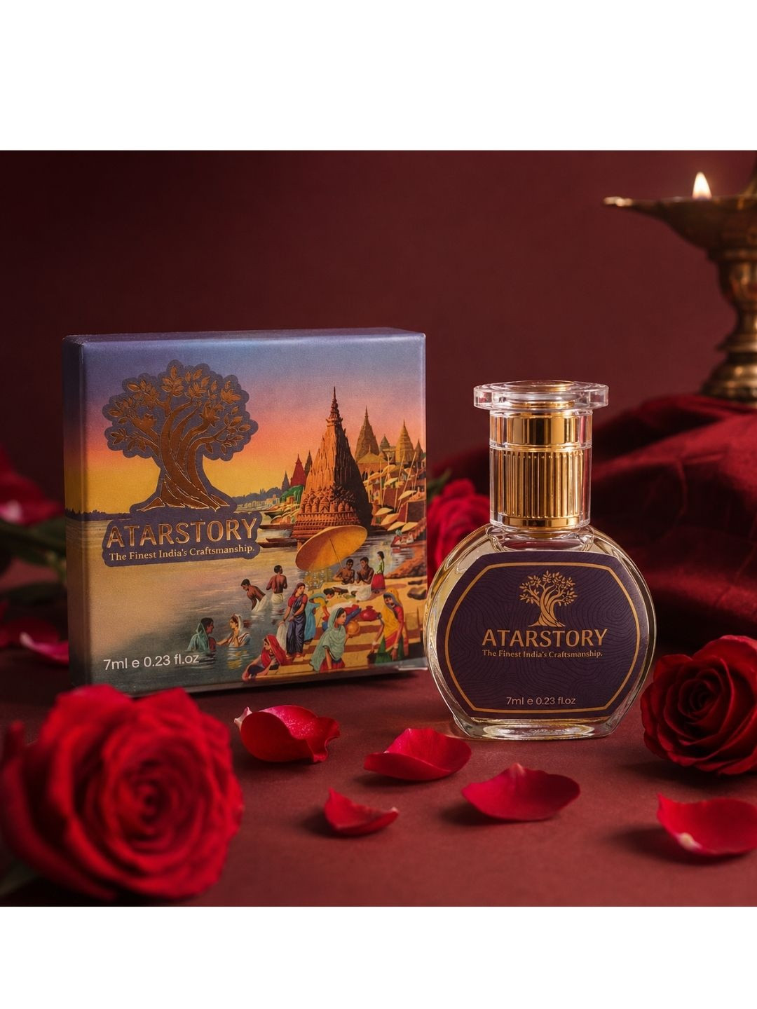 ATARSTORY Rosa Alcohol Free Long Lasting Roll On Attar- 7 ml