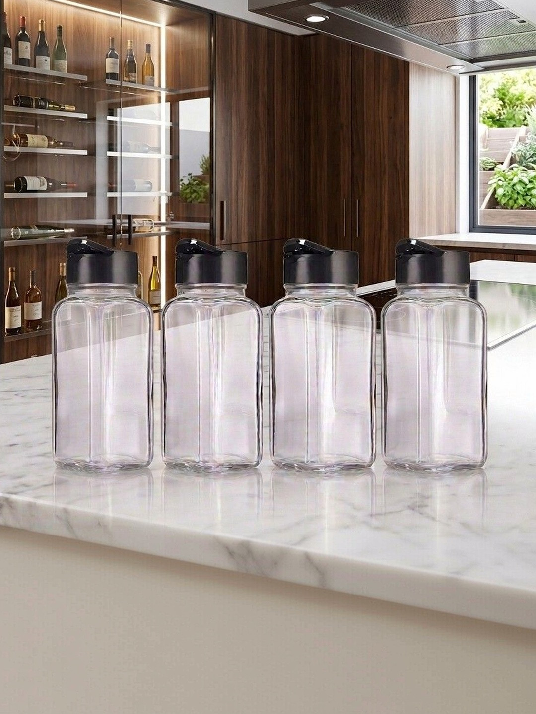 Aura Transparent 2026 Glass Smooth Surface Jar Container