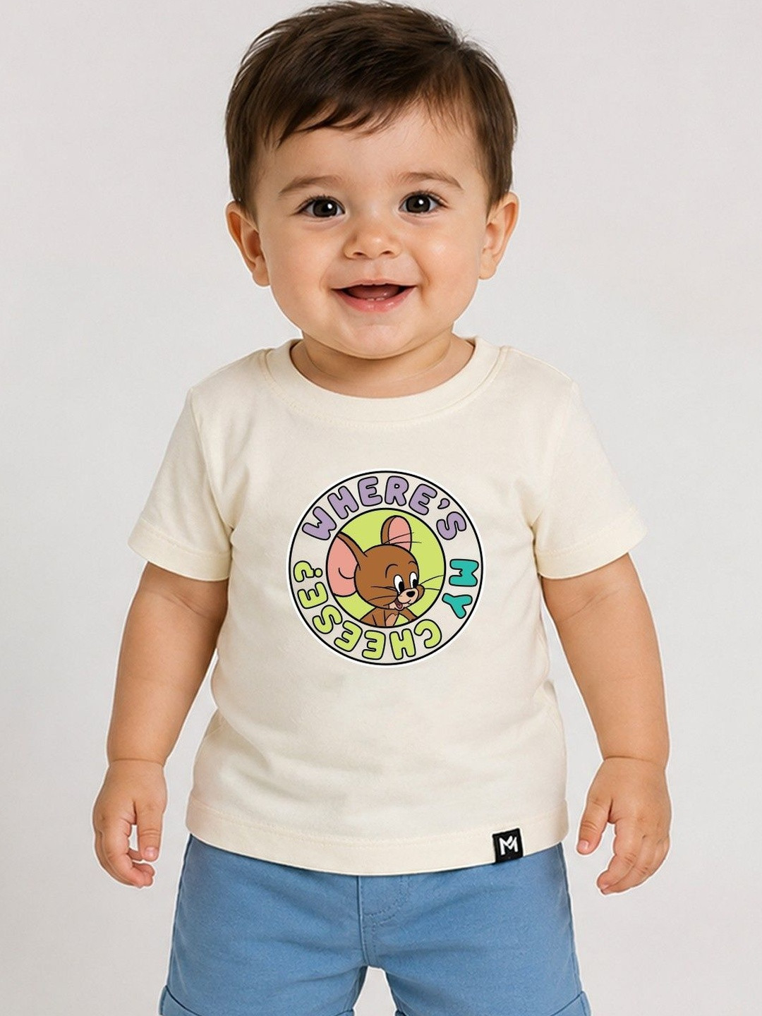 YK X Minute Mirth Kids Printed T-shirt