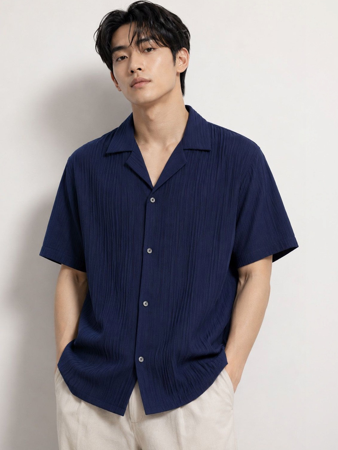 Urban Buccachi Men Classic Casual Shirt