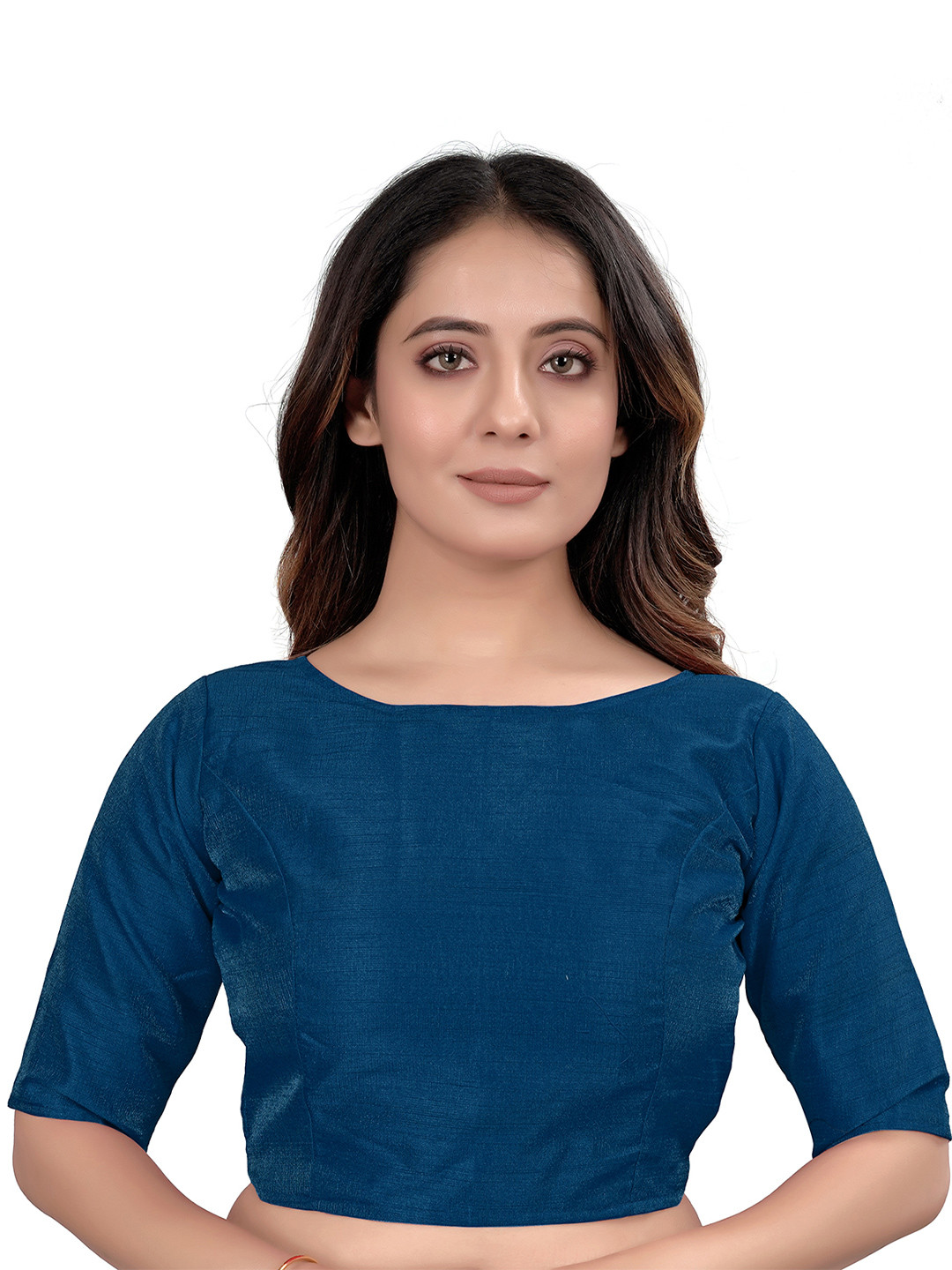 Moda Rapido Silk Solid Saree Blouse