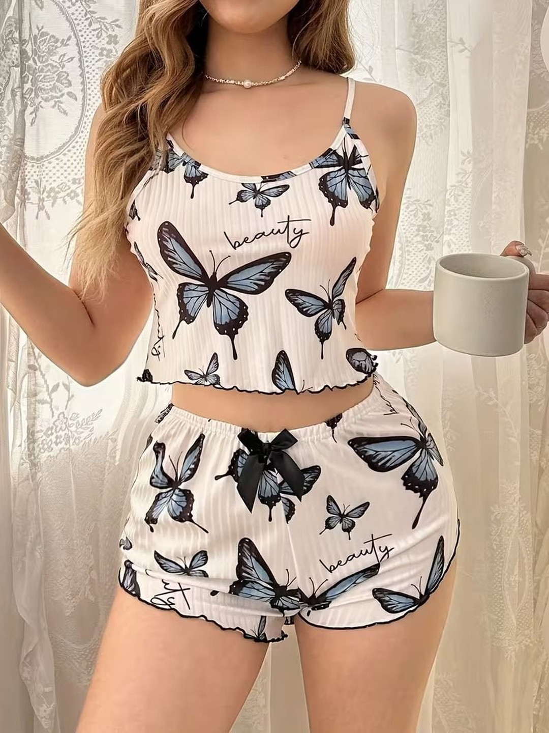 MORDLANKA Printed Nightdress