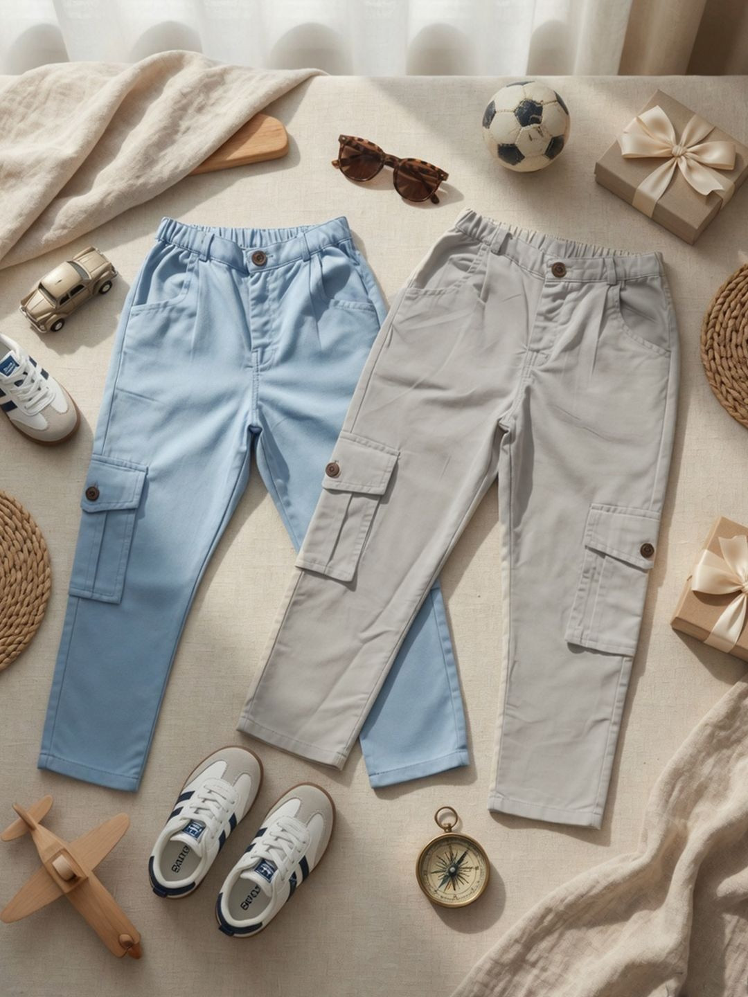 Cutiekins Boys Easy Wash Cargos Trousers