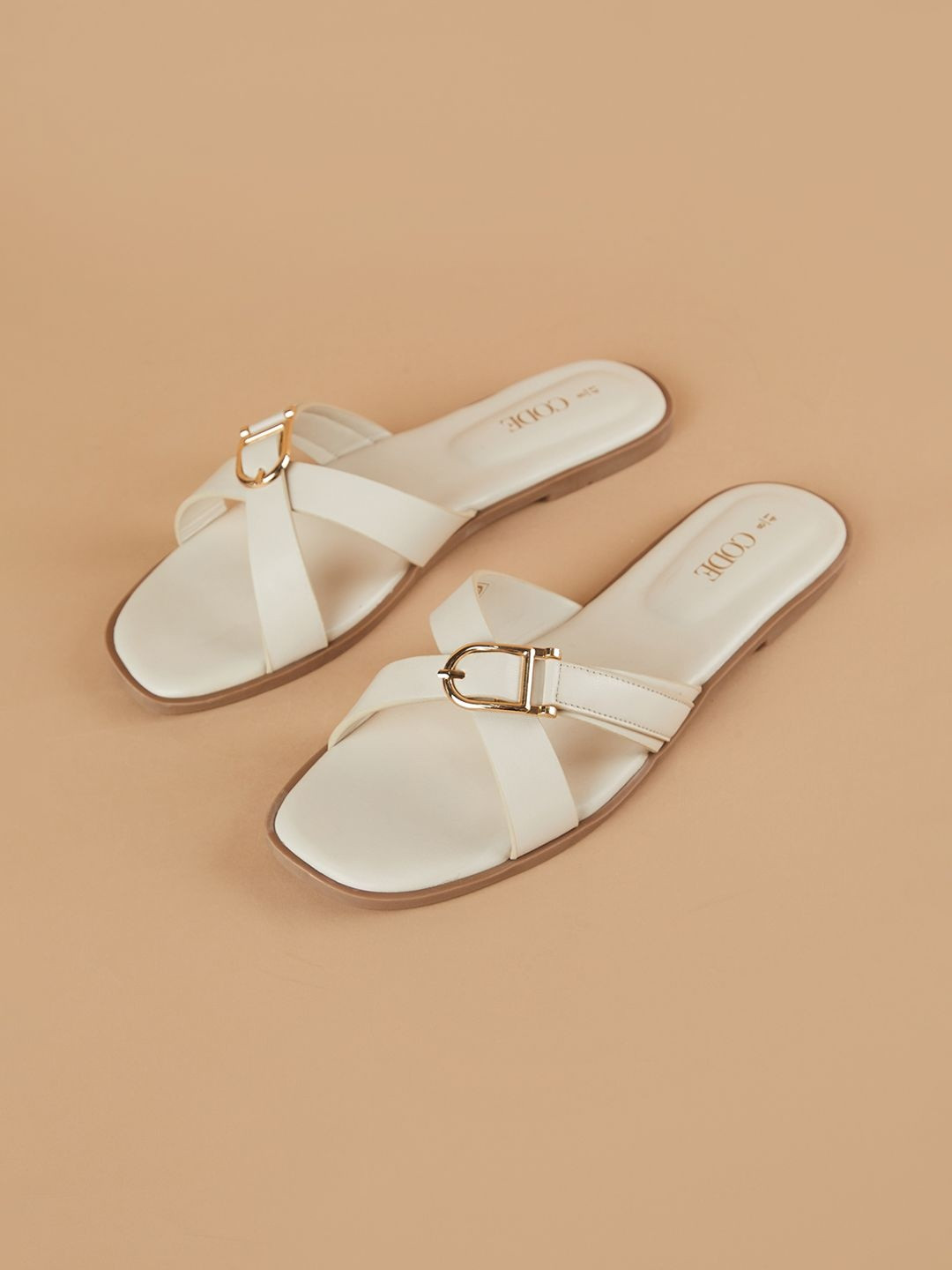CODE by Lifestyle Women PU Comfort Sandals