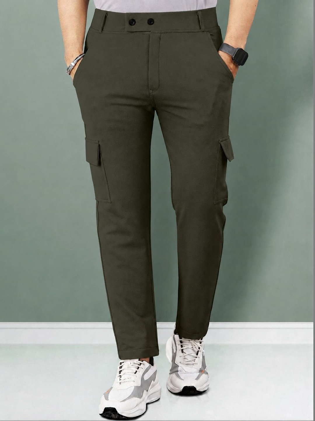 CHROVEL Men Regular Fit Cargos